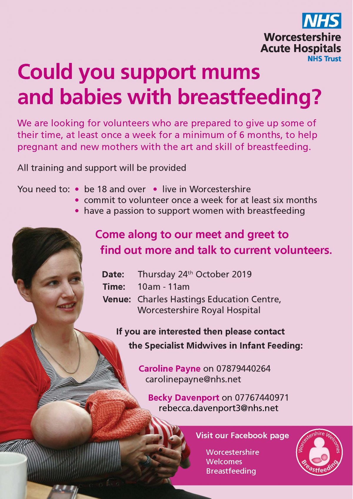 Could you support mums and babies with breastfeeding? BirthWays